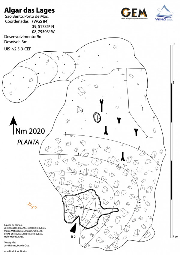 Figura 11a - Planta do Algar das Lages