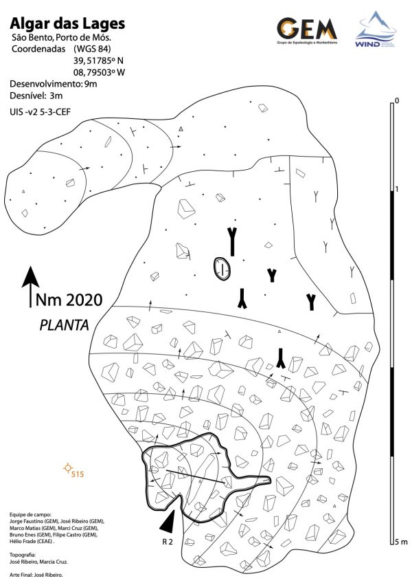 Figura 11a - Planta do Algar das Lages