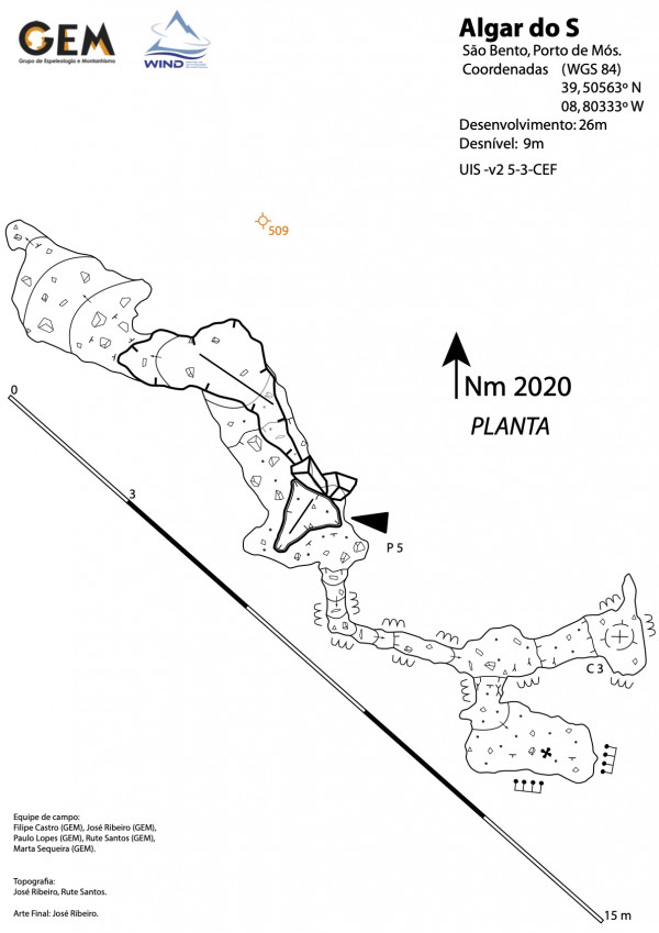 Figura 3a - Planta do Algar do S