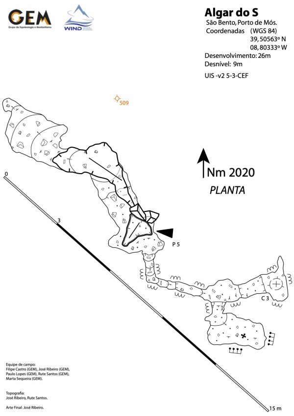 Figura 3a - Planta do Algar do S