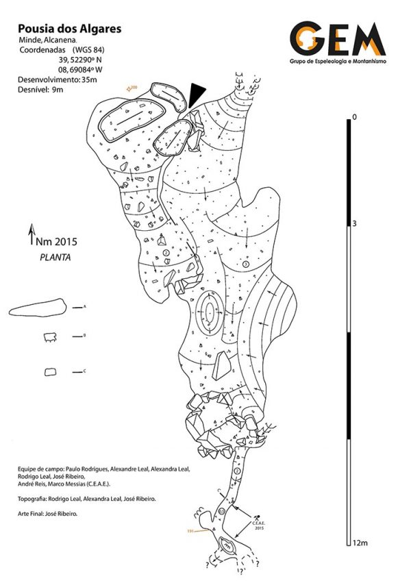 Figura 4a – Planta da Pousia dos Algares