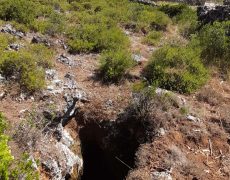 Figura 12 - Entrada do Algar do Penedo do Pico II (Foto: Rui Pina - GEM)