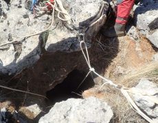 Figura 6 - Entrada do Algar do Penedo do Pico V (Foto: Filipe Castro - GEM)